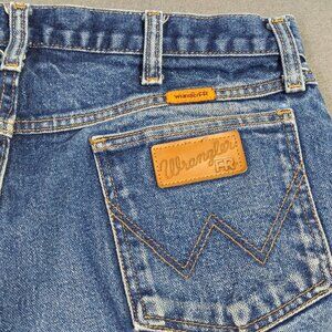 Wrangler FR Jeans Men's 35x32 Fits 34x30 Blue 13mwz Original Flame Resistant
